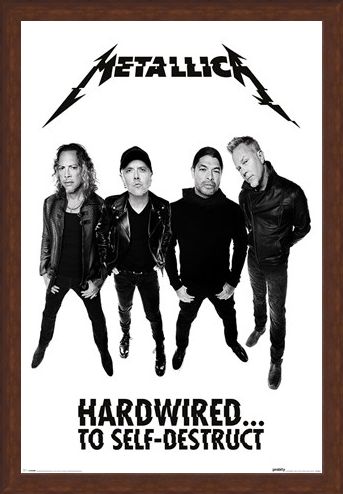 Framed Framed Hardwired To Self-Destruct - Metallica