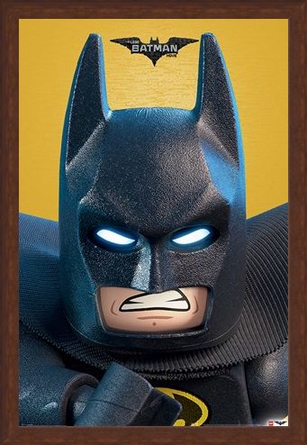 Framed Framed Lego Batman Close-Up - Lego Batman