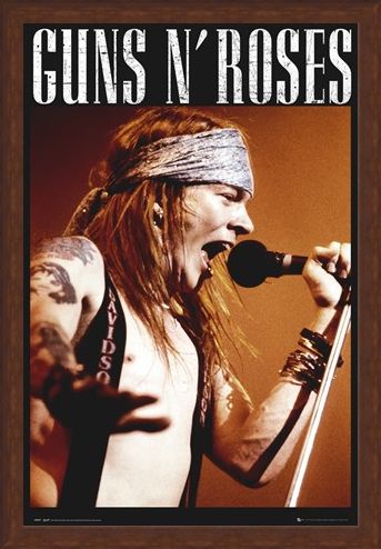 Framed Framed Guns N Roses - Axel Rose