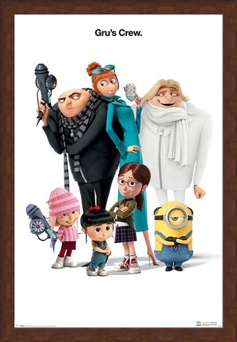 Framed Framed Gru's Crew - Despicable Me 3