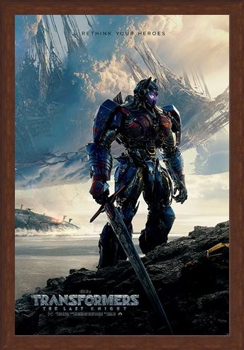 Framed Framed Rethink Your Heroes - Transformers The Last Knight