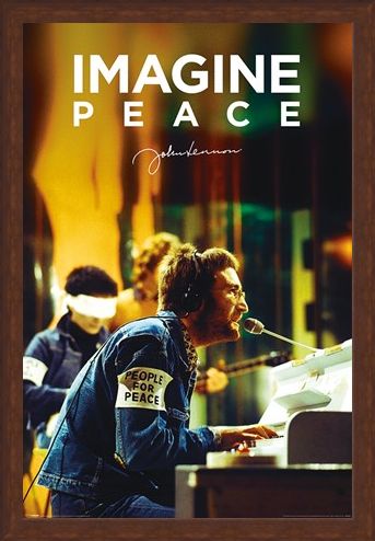 Framed Framed People For Peace - John Lennon