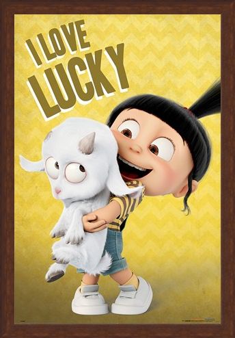 Framed Framed I Love Lucky - Despicable Me 3