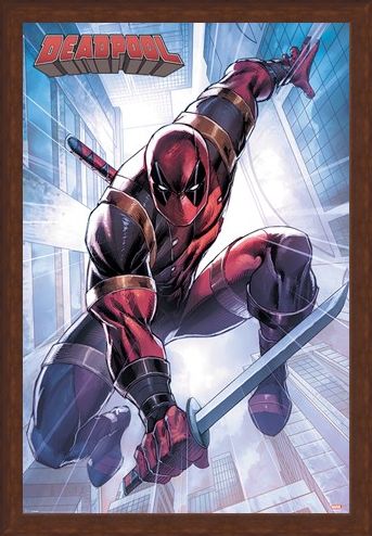 Framed Framed Action Pose - Deadpool