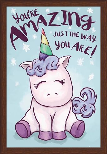 Framed Framed Perfect In Every Way - Unicorn Amazing