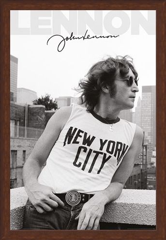 Framed Framed NYC Profile - John Lennon