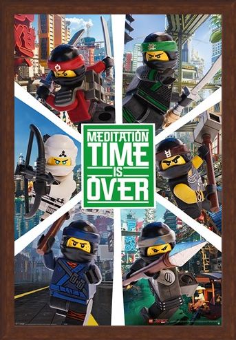 Framed Framed LEGO® Ninjago Movie Six Ninjas - LEGO® Ninjago Movie
