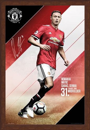Framed Framed Matic 17-18 - Manchester United