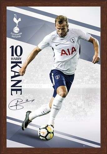 Framed Framed Tottenham Kane 17-18 -