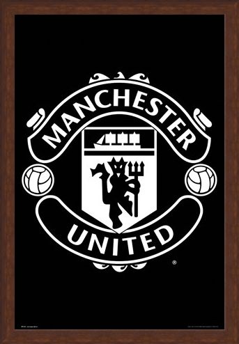 Framed Framed Crest 17-18 - Manchester United