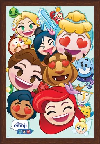 Framed Framed Emoji Princess - Disney