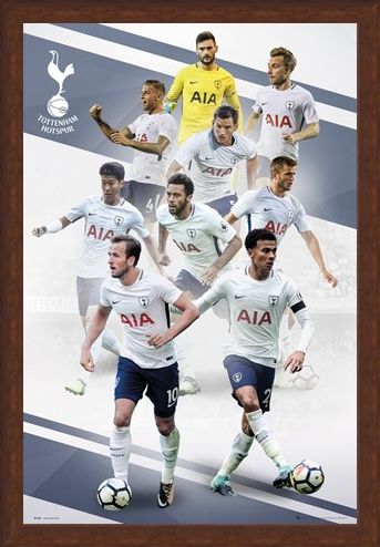 Framed Framed Players 17-18 - Tottenham FC