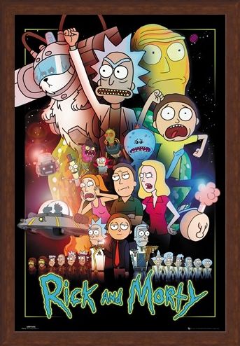 Framed Framed Rick and Morty - Wars