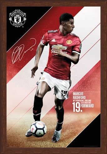 Framed Framed Rashford 17-18 - Manchester United