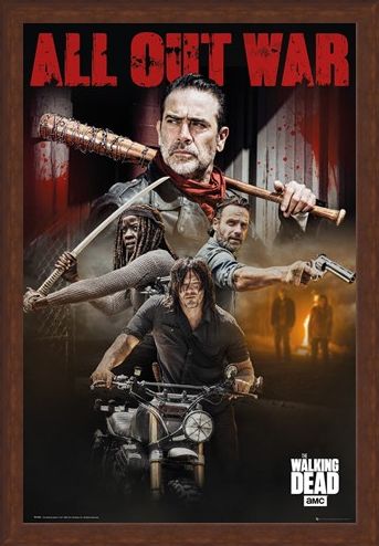 Framed Framed Season 8 Collage - The Walking Dead