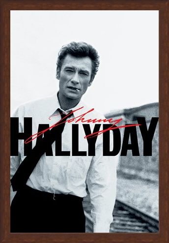 Framed Framed Train Tracks - Johnny Hallyday