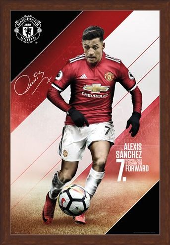 Framed Framed Sanchez 17-18 - Manchester United
