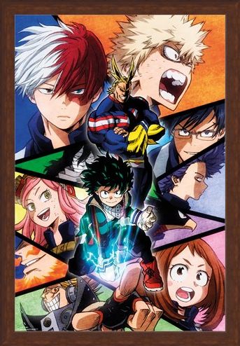 Framed Framed Character Burst - My Hero Academia