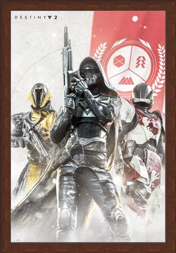 Framed Framed Hunter, Warlock and Titan - Destiny 2