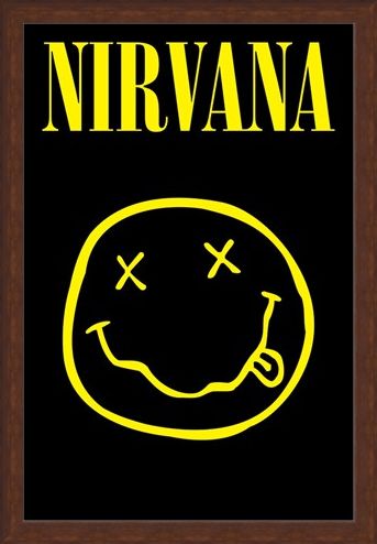 Framed Framed Smiley - Nirvana