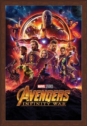 Framed Framed Infinity War One Sheet - Avengers