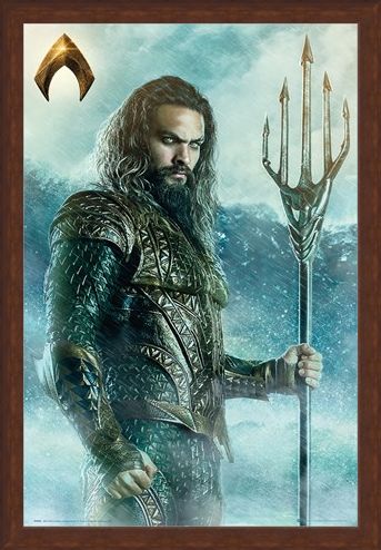 Framed Framed Aquaman Trident - Justice League