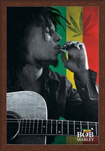 Framed Framed Smoke - Bob Marley