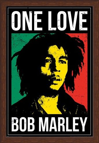 Framed Framed One Love - Bob Marley