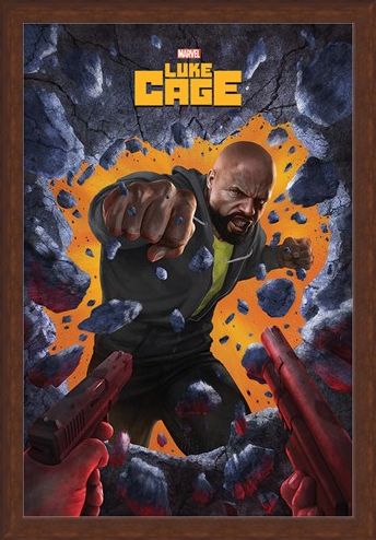 Framed Framed Wall Break - Luke Cage