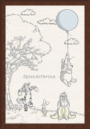 Framed Framed Splendiferous - Winnie the Pooh