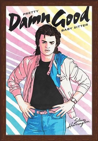 Framed Framed Damn Good Babysitter - Stranger Things