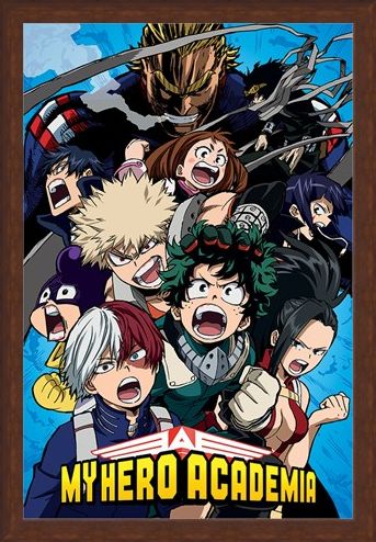 Framed Framed Cobalt Blast Group - My Hero Academia
