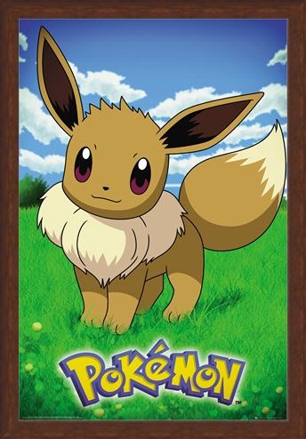 Framed Framed Eevee - Pokemon