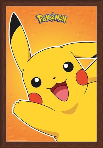 Framed Framed Pikachu - Pokemon