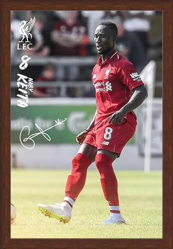Framed Framed Keita 18-19 - Liverpool