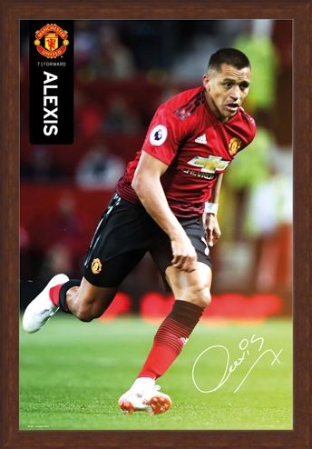 Framed Framed Alexis 18-19 - Manchester United