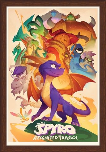 Framed Framed Reignited Trilogy - Spyro The Dragon