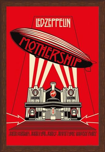 Framed Framed Mothership - Led Zeppelin