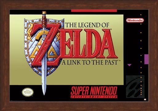 Framed Framed A Link To The Past - The Legend Of Zelda