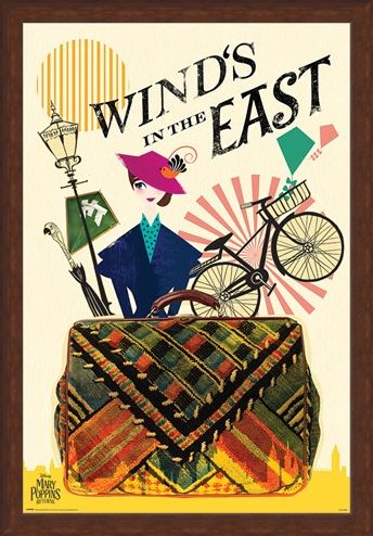Framed Framed Wind in the East - Mary Poppins Returns