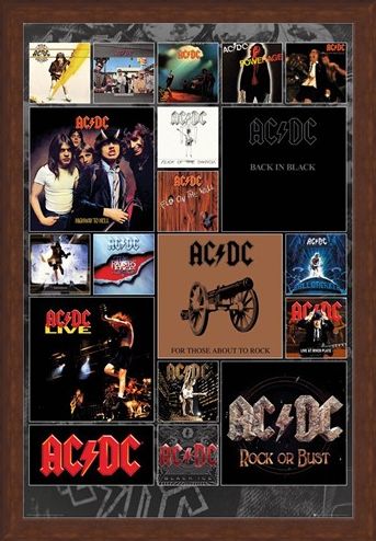 Framed Framed Covers - AC/DC