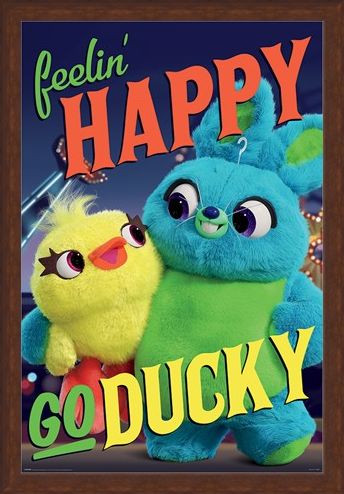 Framed Framed Happy-Go-Ducky - Toy Story 4