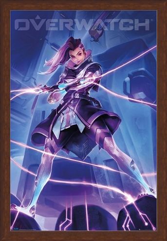 Framed Framed Sombra - Overwatch