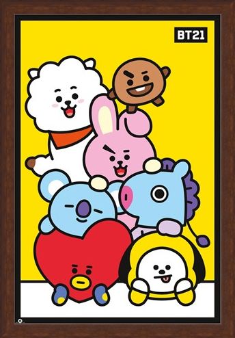 Framed Framed Pileup - BT21