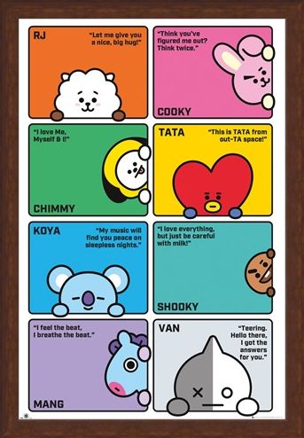 Framed Framed Universtar - BT21