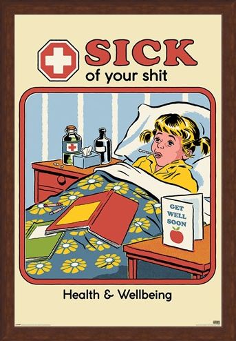 Framed Framed Sick of Your Shit - Steven Rhodes