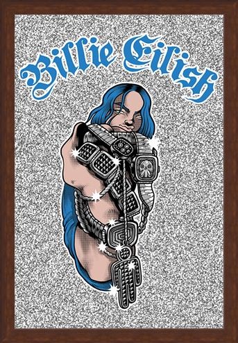 Framed Framed Bling - Billie Eilish