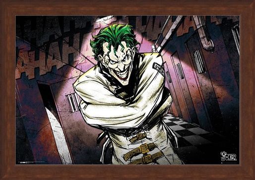 Framed Framed Joker Asylum - DC Comics