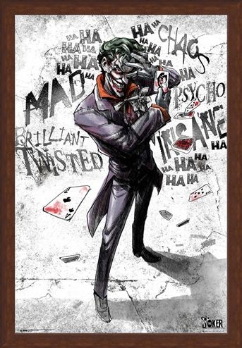 Framed Framed Joker Type - DC Comics
