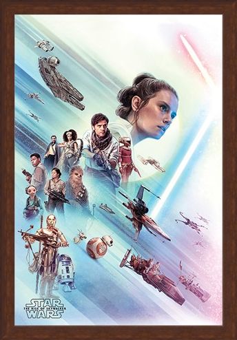 Framed Framed Rey - Star Wars: The Rise of Skywalker